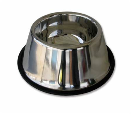 Pet Expert противоплъзгаща купа инокс кокер 0.90л.