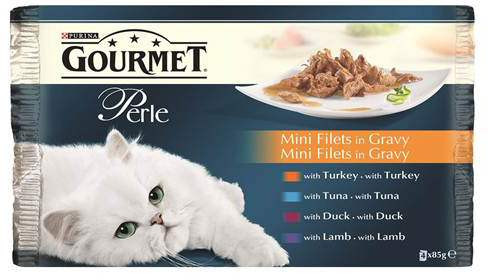 Gourmet Perle патешко пуешко риба агнешко 4х85g