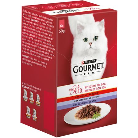 Gourmet Mon Petit асортимент месо 6х50 g