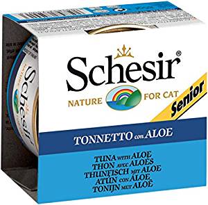 Schesir _Senior_Tuna_ Aloe_can_85g