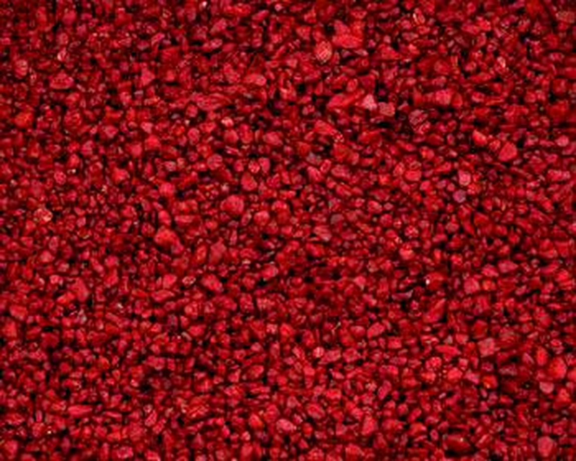 Пясък за аквариум червен 2-3 мм