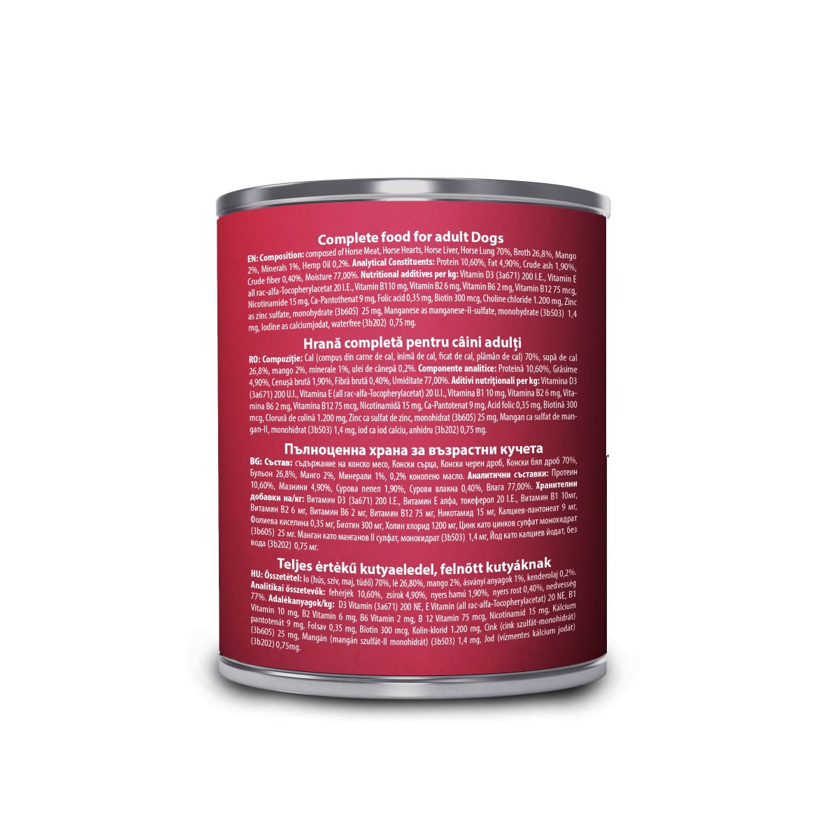 Carnevale Dog консерва кон манго тръстиково масло