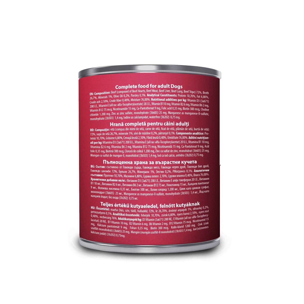 Carnevale Dog консерва телешко магданоз зехтин