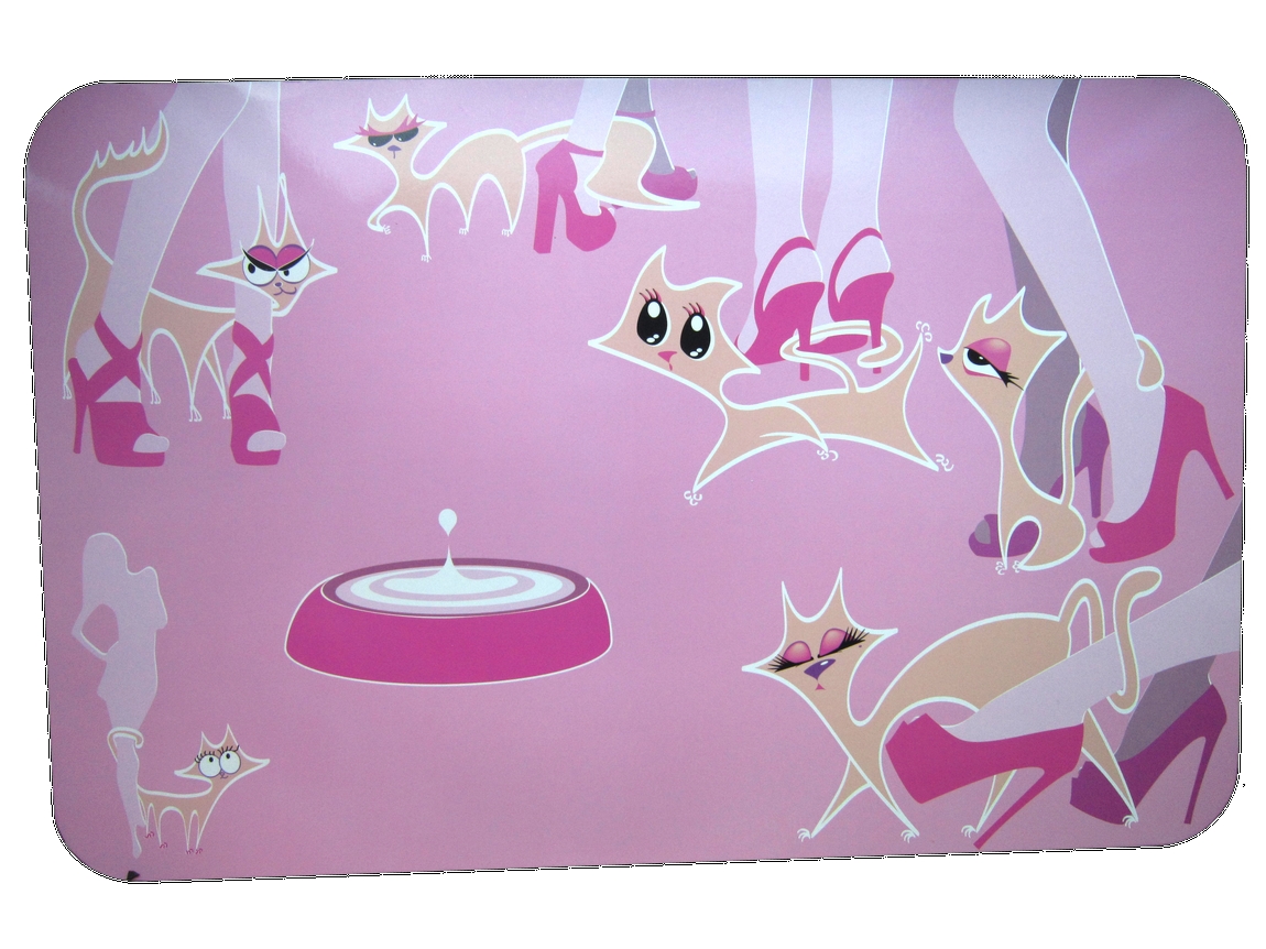 Pet Expert Glamour Pink 8045 Подложка за купички 43x28 сm